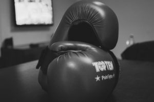 boxing gloves rock steady